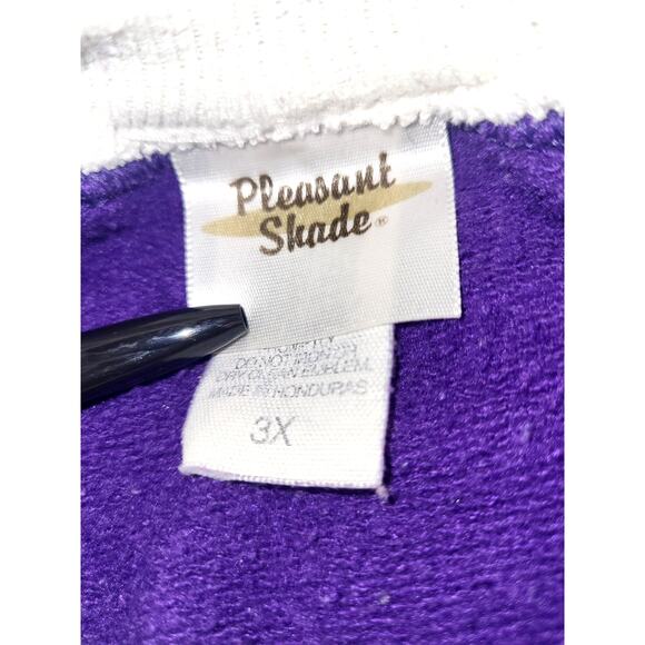 Vintage Pleasant Shade Double Crew Graphic Sweatshirt Winter Scenery Snow 3X - Picture 7 of 7